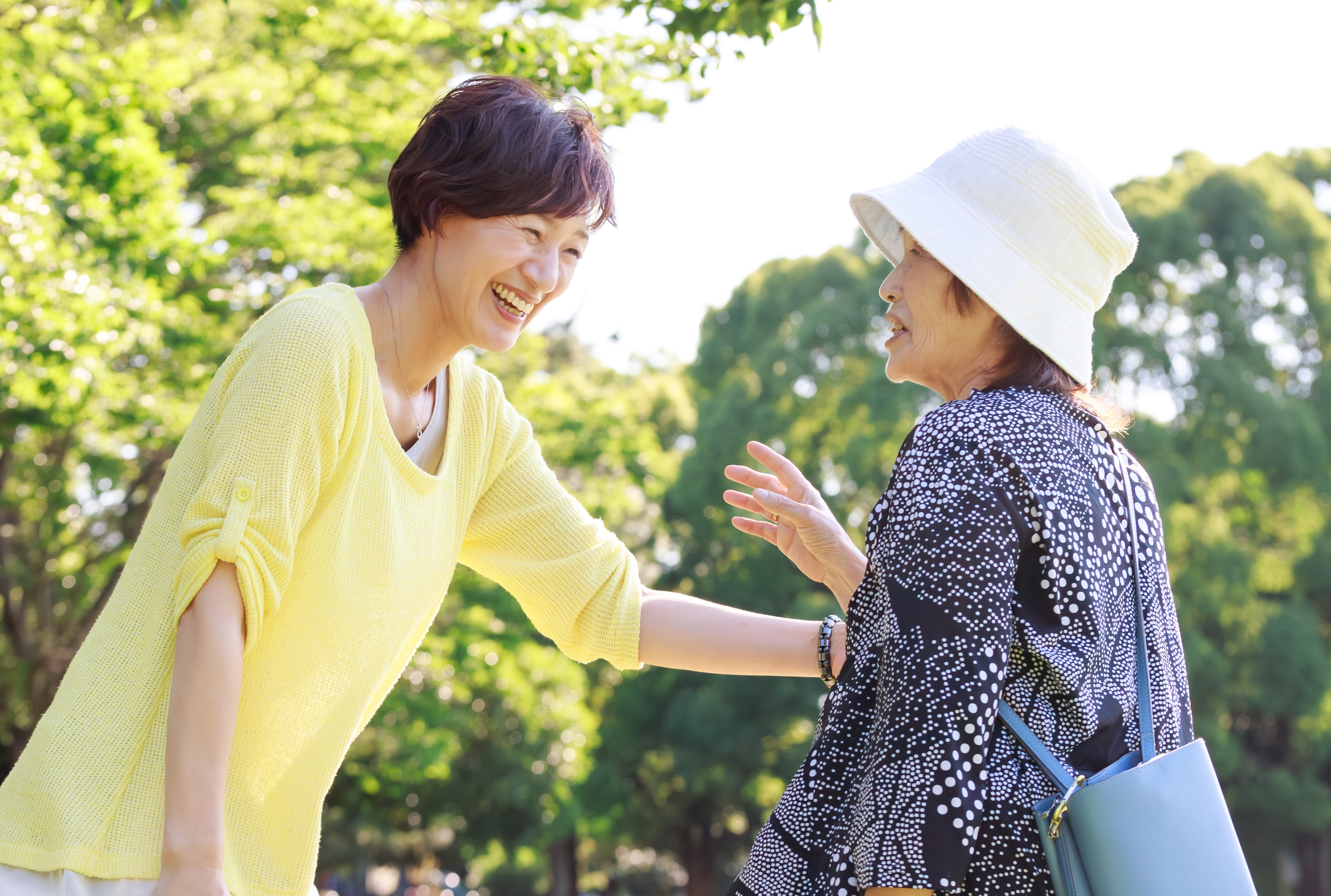 見守り活動でスタッフや福祉委員が高齢者宅を訪問している様子