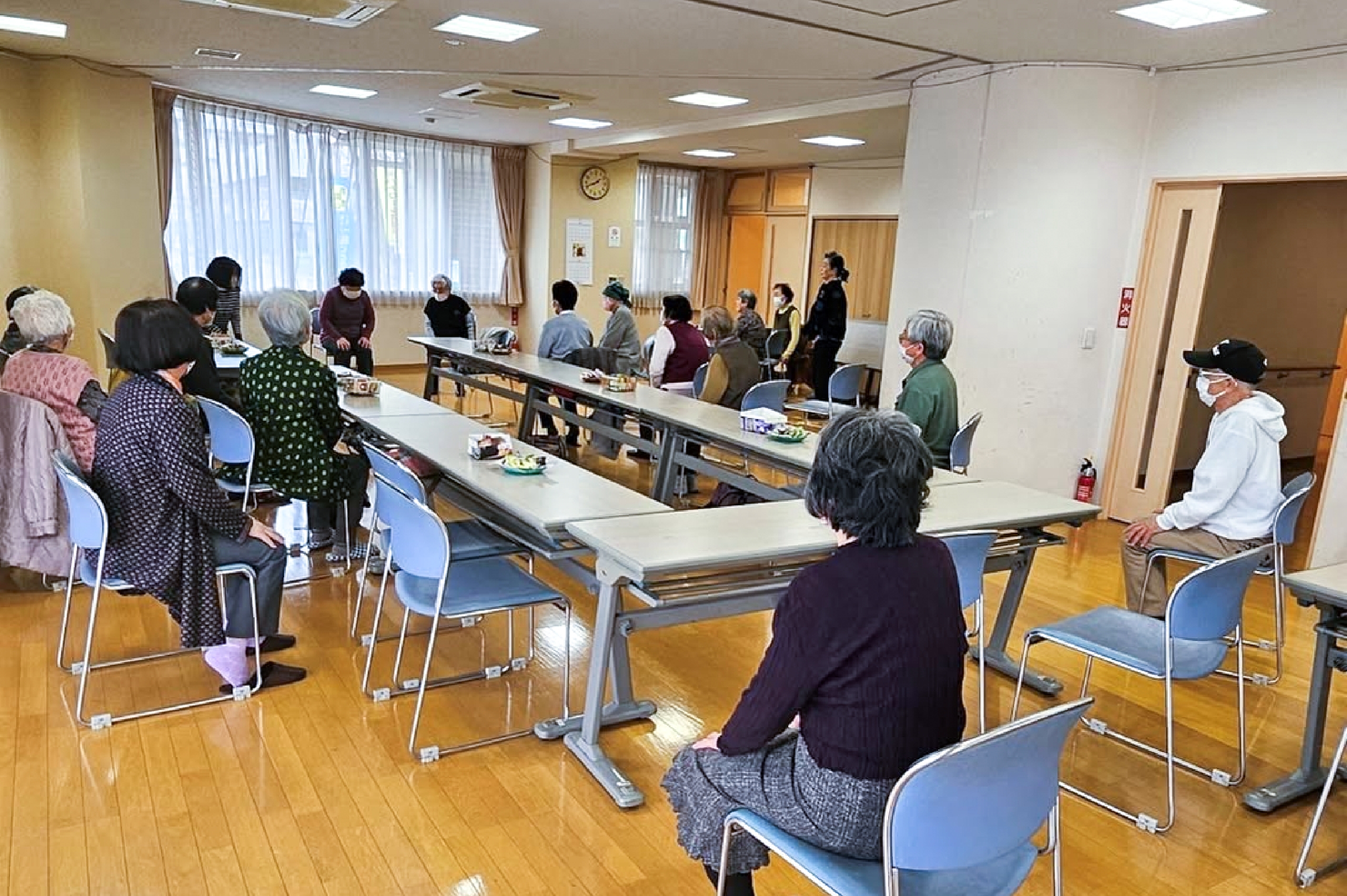 孤独・孤立を防ぐための地域での見守り活動の様子